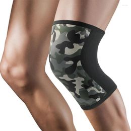 Knee Pads 1 Pair 7mm Diving Material Camouflage Compression Support Braces Weightlifting Fitness Squat Elbow Pad Sleeve