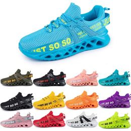 Running shoes for Men Women breathable triple black pink purple sport sneaker Comfortable Lace Up sneaker