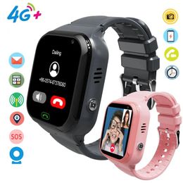 Watches Kid Smart Watch GPS Sim 4G Network LBS Watches IP67 Waterproof RealTime Location Camera Video Call Tracker Phone Sport Bracelet