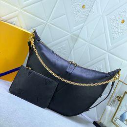 Luis Vuittons Leather Womens LouiseViution Luxury Fashionable Genuine Bag Trendy New Designer Moon Bag Handheld One Shoulder Crossbody Bag Luxury Multi Purpose Ba