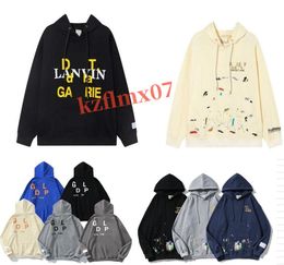 Men's Hoodies Sweatshirts Hoodie Designer Galleries depts Gary Painted Graffiti Used Letters Printed Loose Casual Fashion Men and Women Designer Graffiti Hoody sd1