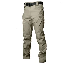 Men's Pants Fashion Stylish Mens Trousers Breathable Casual Daily Full Length Jogger Multi Pockets Outdoor Pocket