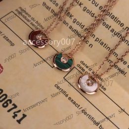 designer jewelry necklace pendant necklace fashion womens charm jewelry luxurys small stone amulet temperament clavicle chain gift for girlfriend neck with box