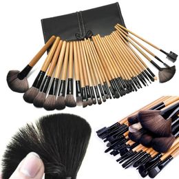 Brushes 32pcs Professional Makeup Brushes Cosmetic Foundation Powder Eye Shadow Blush Blending Make Up Brush Set with Bag Maquiagem