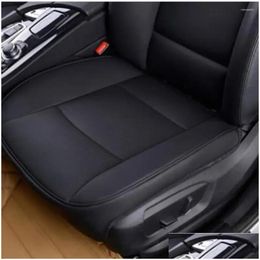 Car Seat Covers Ers Cushion Er Protector Front Pad Mat Pu Leather Protection Interior Accessories Drop Delivery Automobiles Motorcycle Otjxl