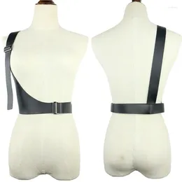 Belts KINHSW 2024 Spring Summer Pu Leather Strap Belt Brief Irregular Personality Girdle Women Fashion Tide All-match