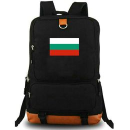 Bulgaria backpack BGR Country Flag daypack Plovdiv school bag National Banner Print rucksack Leisure schoolbag Laptop day pack
