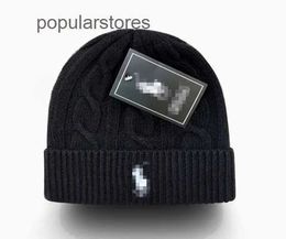 2024 Novo Polo Ralph 2024 Laurens Designer de Luxo Polo Beanie Unissex Outono Inverno Gorros De Malha Chapéu Homens Mulheres Chapéus Clássicos Esportes Crânio Caps Kaleen PWX5