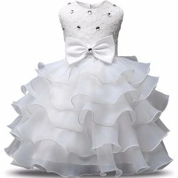 born Girl Christening Dress Baby Girls First Birthday Party Dress Infant Baptism Costume Kids Dresses For Girls Clothes 24M 240108