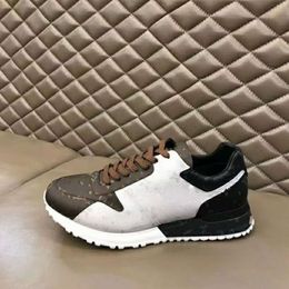 High-top shoes 2024 European star with the same paragraph leather upper mesh flat shoes factory casual shoes direct 35-46
