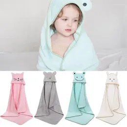 Blankets Toddlers Hooded Cartoon Ears Ultra Absorbent Bathrobes Bath Towels For Baby Girls Boys Super Soft Shower Borns