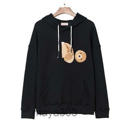 Man Women Hooded Pullover Top Causal Sweatshirt Palmangel Bear Print Streetwear t Shirt Palmes Angels Size S-xl Hgt73KLJ 3KLJ3KLJ 3KLJ3KLJ 3KLJ