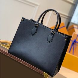 Designer Tote Bag Genuine Leather Shoulder Handbags for women shopping bag Luxury Large Capacity Shoulder Bags M45607 M45595 purse long shoulder straps with box