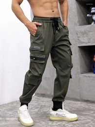 Men's Pants Work Trendy Loose Multi Pocket Versatile Trend Leggings