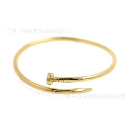 A Classic Cartres Bangle New trend and Personalised exquisite nail shaped bracelet gift
