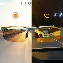 Top Anti Day Night Glasses For Driving Men Polarised Sunglasses Pochromic Driver s Glasses zonnebril heren 220526301H