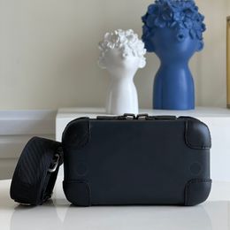 9A Designer Trunk Bag Horizon Clutch Real Leather Women Shoulder Handbags 21cm High Imitation Man Purse with Box