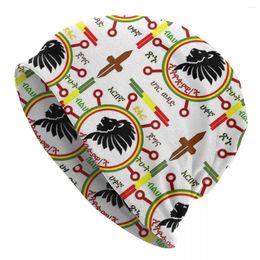 Berets Ethiopian Painting Art Skullies Beanies Hats Hip Hop Men Women Outdoor Cap Warm Head Wrap Bonnet Knit Hat