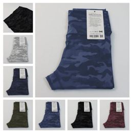 Kadın Pantolon Capris Active Setleri Yoga Kıyafet Hizalama Kadın Kamuflaj Camo Sıkı Tozluk Spor Fitness Kadın Egzersiz Leggins Bayanlar Lululemens Kadınlar D7pp