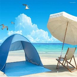 Tents And Shelters Outdoor Sports Tent Beach Big Sand Pockets Coated Polyester For Camping UV 50 Hiking