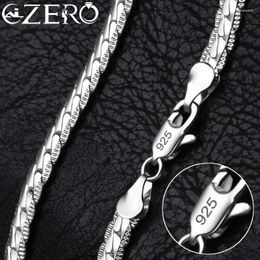 Pendants 20-60cm 925 Sterling Silver Design Noble Necklace Chain For Woman Men Fashion Wedding Engagement Jewellery