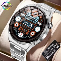 Watches LIGE Smart Watch For Men AMOLED 390*390 HD Screen Custom Dial Bluetooth Call IP68 Waterproof Man Smartwatch For HUAWEI Xiaomi