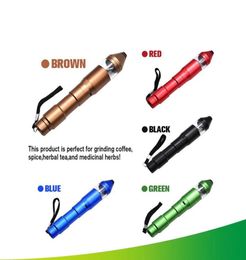 Automatic Electric Pen Grinder USB smoking harging Metal Crusher Tobacco Herb Pepper Mills Cigarettes 5 Colors6013479