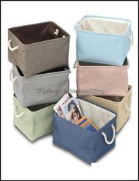 Boxes Housekee Organisation Garden linen Storage Basket Bins Fabric Organiser Bin Laundry Hampers Baskets Nursery Kids Toys Home C8681133