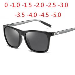 Sunglasses Fashion Polarised Sunglasses Men Women Aluminium Magnesium Driver Square Prescription Sunglasses 0 0.5 1.0 2.0 to 5.0