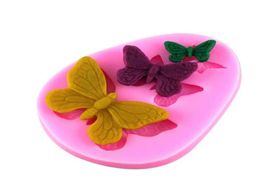 Butterfly Shaped Silicone Mold Fondant Cake Mold Soap Mould Bakeware Baking Cooking Tools Sugar Cookie Jelly Pudding Decor3389729