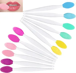 Makeup Brushes 30pcs Silicone Lip Scrub Brush Soft Double-sided Exfoliating Cleaning Face Nose Beauty Tool For Men And Women