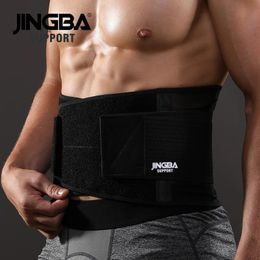 JINGBA SUPPORT fitness sports waist back support belts Men women protection trainer trimmer musculation abdominale Drop 240108