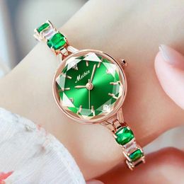 Wristwatches Design Crystal Ladies Wrist Watch Fashion Women Dress High Quality Casual Clock Waterproof Female 2024