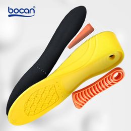Height increase insoles for menwomen 235 cm up invisiable arch support orthopedic shock absorption blueblack color 240108