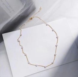 Other Sumeng 2023 New Fashion Kpop Pearl Choker Necklace Cute Double Layer Chain Pendant For Women Jewellery Girl Gift Drop Delivery Ott3W