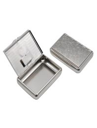 1 X Stainless Steel Metal Cigarette Tobacco Box For 77MM Cigarette Paper Storage Case Can Customize Your Logo3835605