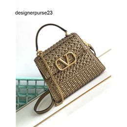 Diamond Purse v Crystal Wallet Leather Purse Designer bag Valen bags Bag Womens Inlaid Crystal Sliding Chain Handbag Brass Magnetic Buckle Luxury Diamond Purs Z 0FZZ