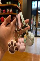 2021 Cat Claw Cute Plush Keychain Party Favor Bag Small Pendant4499706