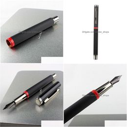 Fountain Pens Wholesale Luxury 500 Black Forest Pen Extremely Dark Business Office School Supplies Ink 230707 Drop Delivery Industri Dhqu1