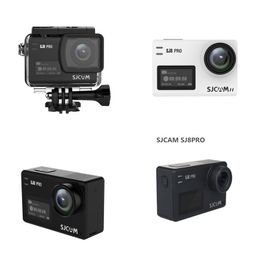 Digital Cameras Sjcamsj8Pro Sports Waterproof Camcorder Camera Touch Sn Hd 4K60Fps Amba Eis Anti-Shake Drop Delivery Ot5Vh