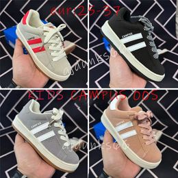 Kids Shoes Campus 00S Suede Pink Fusion Girls Baby Crystal black white grey Dark Green Gum Bark Semi Lucid Blue Valentines Day Casual Kids Sneakers Trainers 25-37