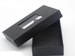 Classic Black Tie Box Bow Tie Necktie Gift Boxes Men039s Tie Packaging Display Storage Cases 4 Styles Window Top SN2079245865