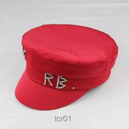 Berets Arrival Spring Summer Caps Women Diamond of Letter Stain Sboy Cap Baker Boy Hat Visors 230606955095509550