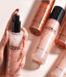 ICONIC London Prep Makeup Glow Highlight Spray Primer original glow color 120ml Base Highlight Liquid Makeup Essence Spray3331109