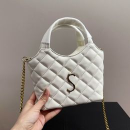 Mini Women Zipper Shoulder Bag Gold Hardware Vintage Luxury Handbag Leather Diamond Lattice Quilted Coin Purse Crossbody Designer Bag Evening Clutch Suitcase 23CM