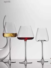 Wine Glasses 720ml Large European Wine Glasses Burgundy Clear Red Wine Glasses High Value Crystal Glass Grape Champagne Glasses High Capacity YQ240105