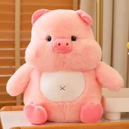 Cute Pig Stuffed Animal Plush Pillow Toy Panda Plushie Hugging Doll Theme Party Decoration Gift for Kids Adults 240108