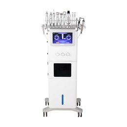 2024 Salon 10 in 1 visible blackhead remover jet peel hydro mabrasion cleaning hydra aqua peel facial machine