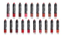 pro Longlasting Soft Lipstick 19 Colours Powdery Matte Lip stick Pencil Makeup Matte Lipstick Pencil sharpener6043549