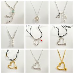 Spanish High Quality Exquisite Fashion 2024 Hot Sale UNO DE 50 Women Heart Pendant Necklace Jewellery Gift Free Delivery
